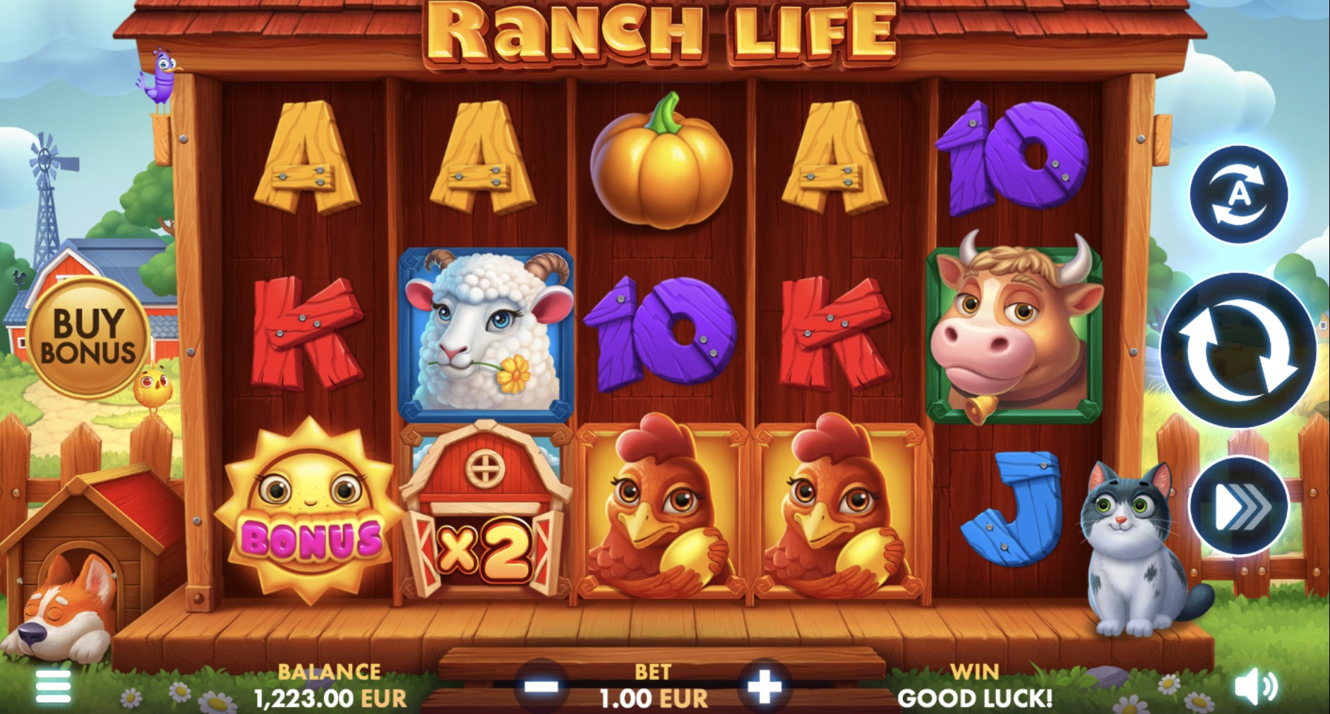 Игровые автоматы «Ranch Life» от компании NetGame на актуальном зеркале казино Буй